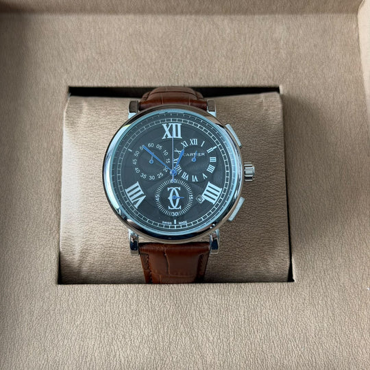 Audemars Piguet Royal Oak Chronograph - Brown Leather - Giiz store