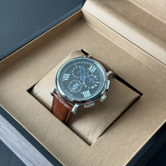 Audemars Piguet Royal Oak Chronograph - Brown Leather - Giiz store