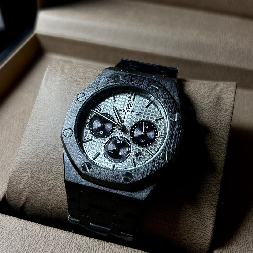 Audemars Piguet Royal Oak Chronograph For Him – Black White - Giiz store