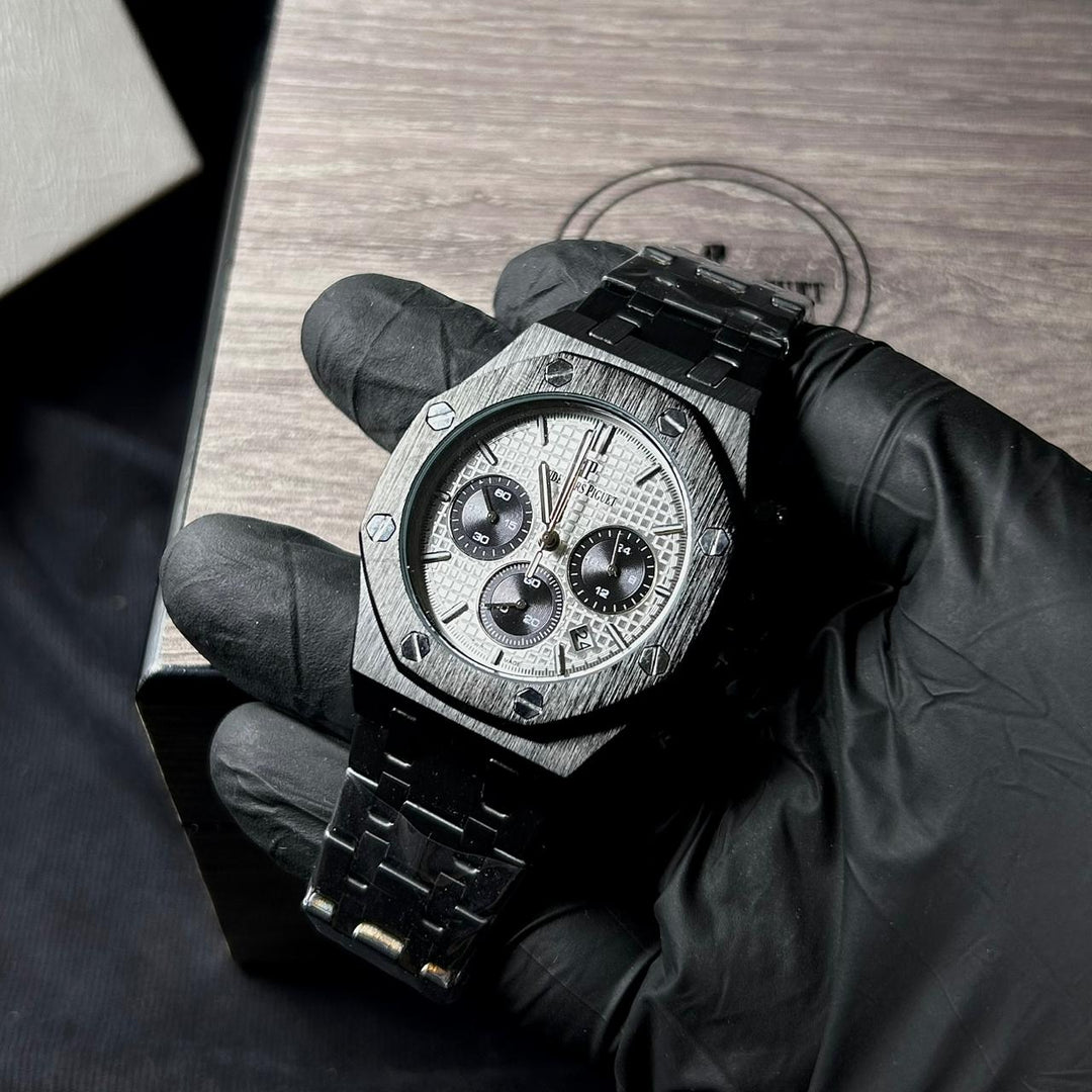 Audemars Piguet Royal Oak Chronograph For Him – Black White - Giiz store