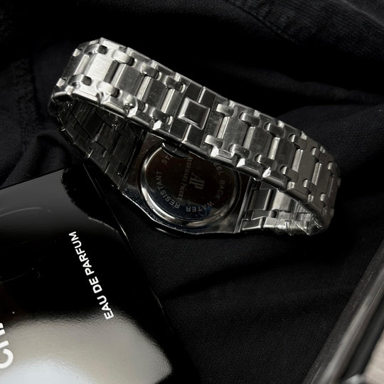 Audemars Piguet Royal Oak Chronograph For Him – Silver Black Dial - Giiz store