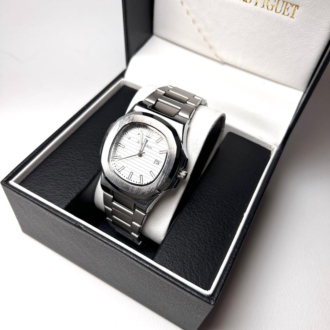 Audemars Piguet Royal Oak Nautilus For Him - Silver Dial - Giiz store