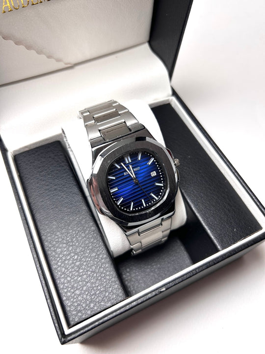 Audemars Piguet Royal Oak Nautilus For Him - Silver with Blue Dial - Giiz store