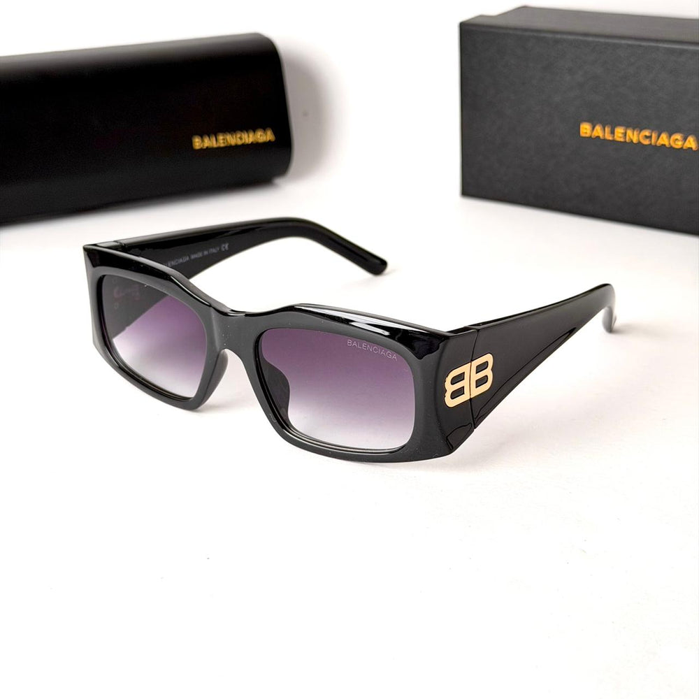 Balenciaga BB Oversized Rectangle – Black - Giiz store