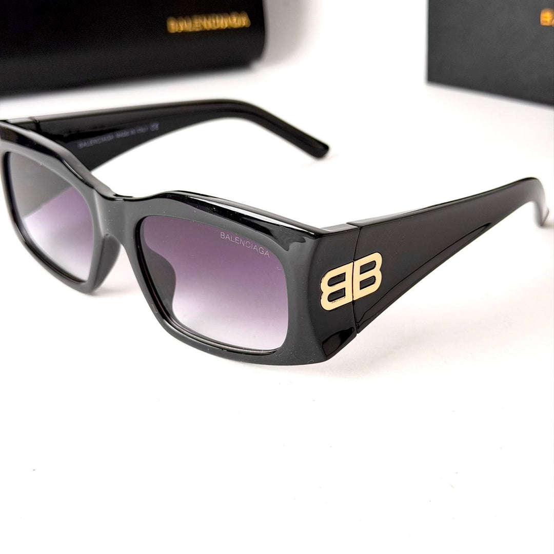 Balenciaga BB Oversized Rectangle – Black - Giiz store