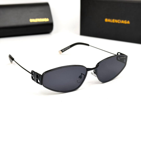 Balenciaga Narrow Oval BB0335S - Black - Giiz store