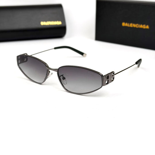 Balenciaga Narrow Oval BB0335S - Black Gradient - Giiz store