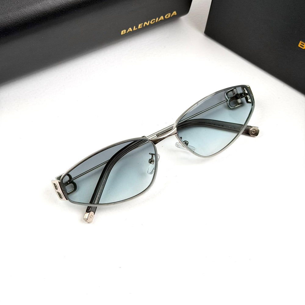 Balenciaga Narrow Oval BB0335S - Blue Gradient - Giiz store