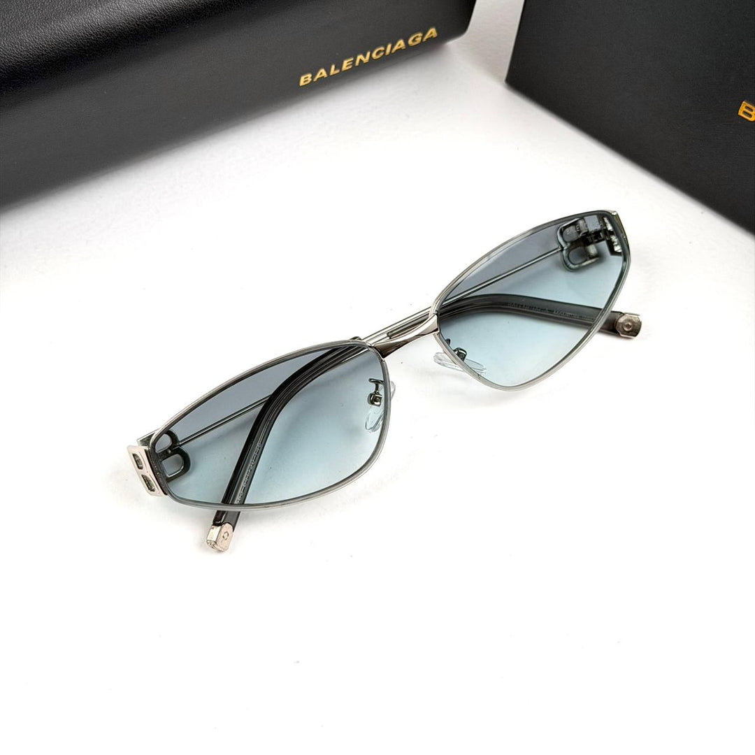 Balenciaga Narrow Oval BB0335S - Blue Gradient - Giiz store