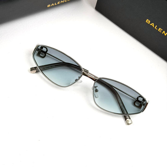 Balenciaga Narrow Oval BB0335S - Blue Gradient - Giiz store