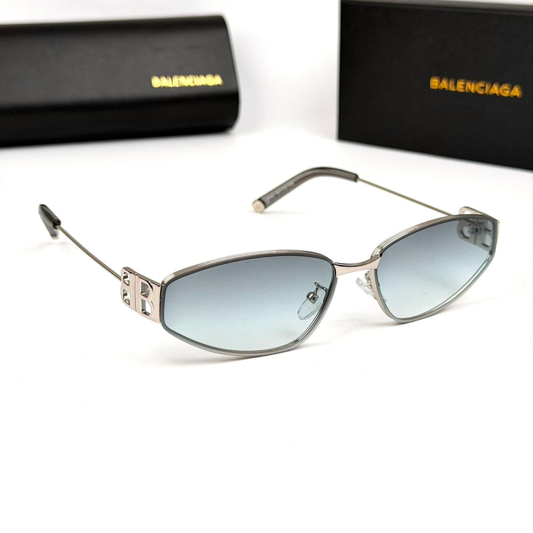Balenciaga Narrow Oval BB0335S - Blue Gradient - Giiz store