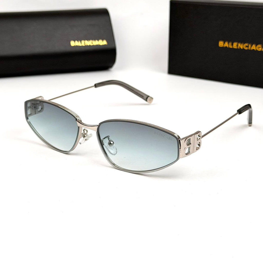 Balenciaga Narrow Oval BB0335S - Blue Gradient - Giiz store