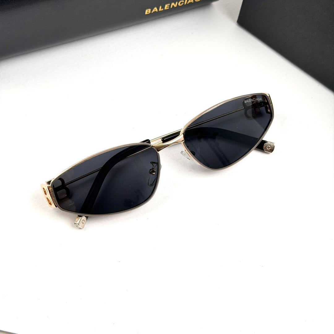Balenciaga Narrow Oval BB0335S - Golden Black - Giiz store