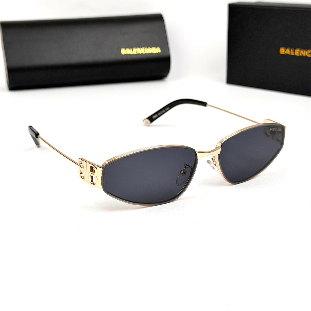Balenciaga Narrow Oval BB0335S - Golden Black - Giiz store