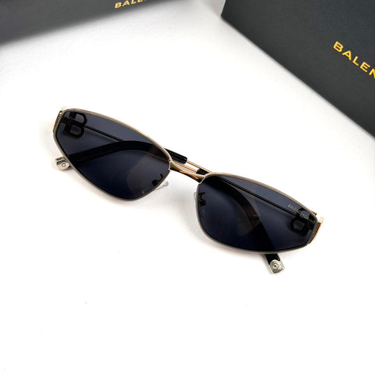 Balenciaga Narrow Oval BB0335S - Golden Black - Giiz store