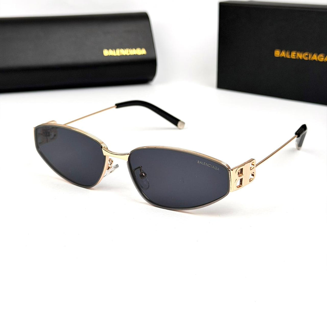 Balenciaga Narrow Oval BB0335S - Golden Black - Giiz store
