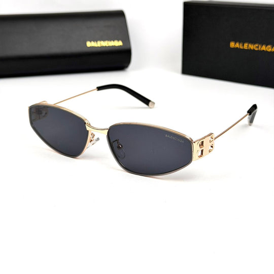Balenciaga Narrow Oval BB0335S - Golden Black - Giiz store