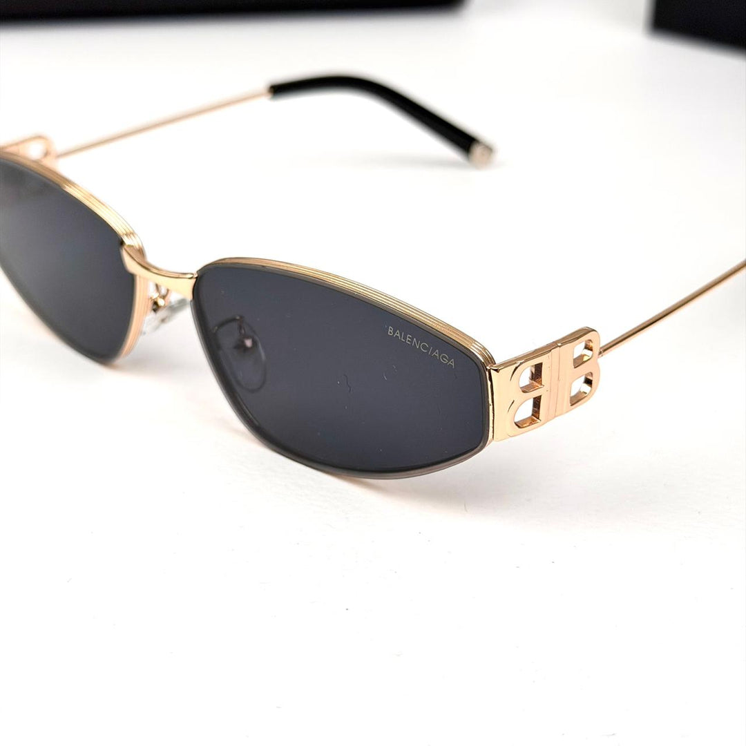 Balenciaga Narrow Oval BB0335S - Golden Black - Giiz store
