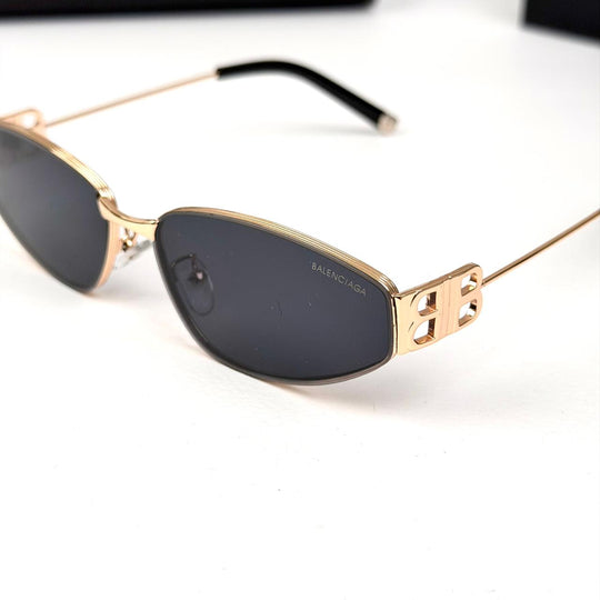 Balenciaga Narrow Oval BB0335S - Golden Black - Giiz store