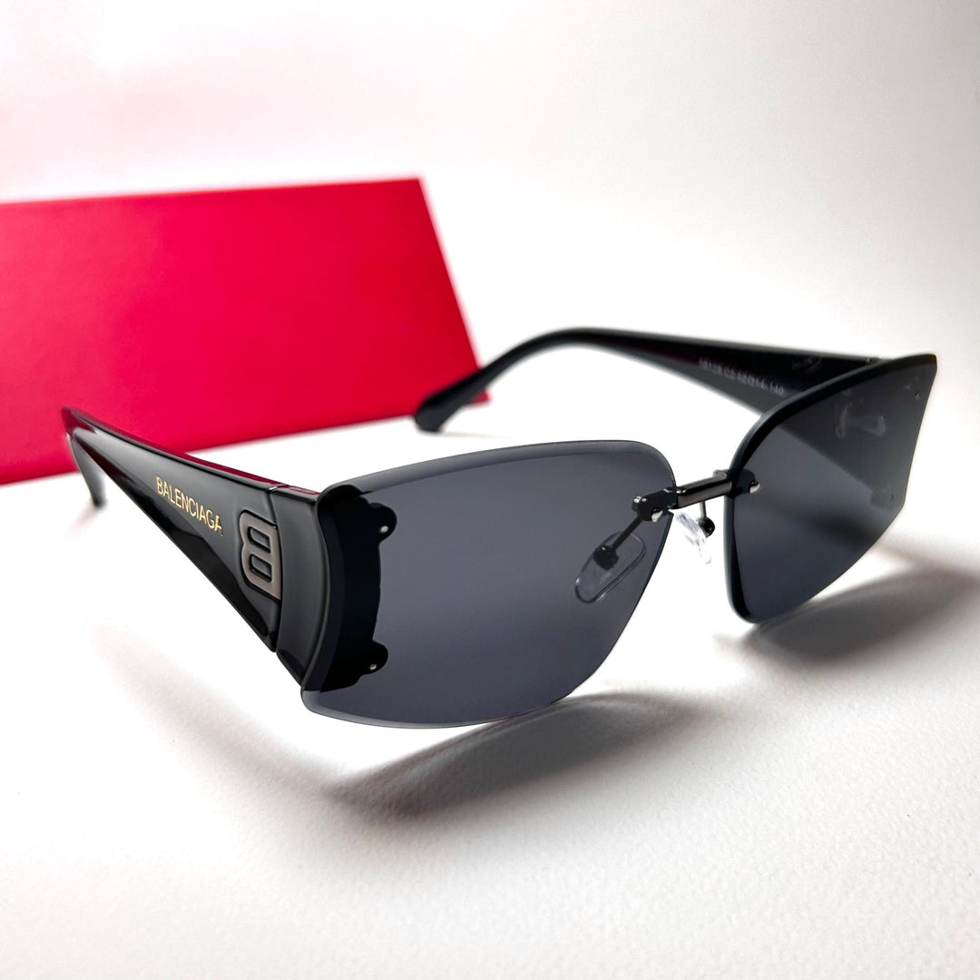 Balenciaga Rimless Irregular - Black - Giiz store