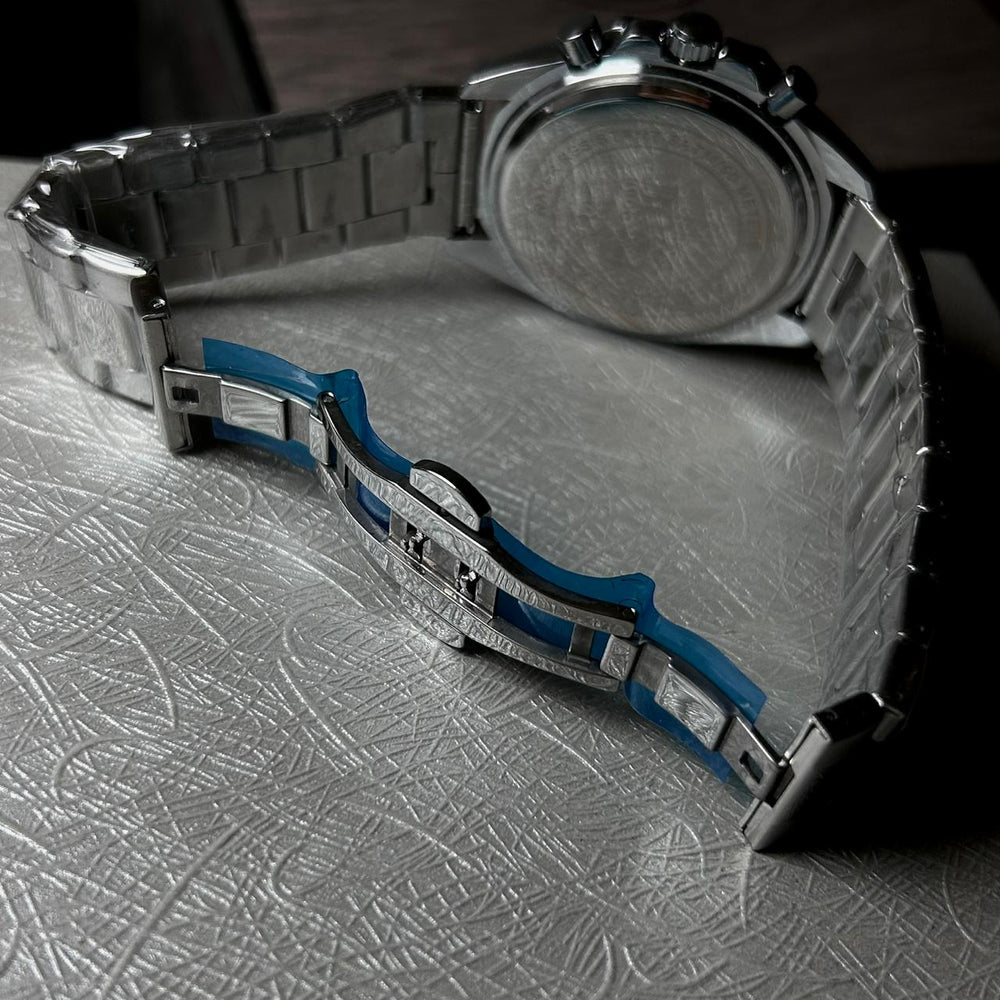 Boss Titan Edge Chrono – Silver Black - Giiz store