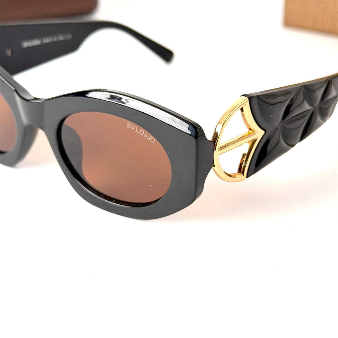 Bvlgari Black Oval – Brown Lens - Giiz store