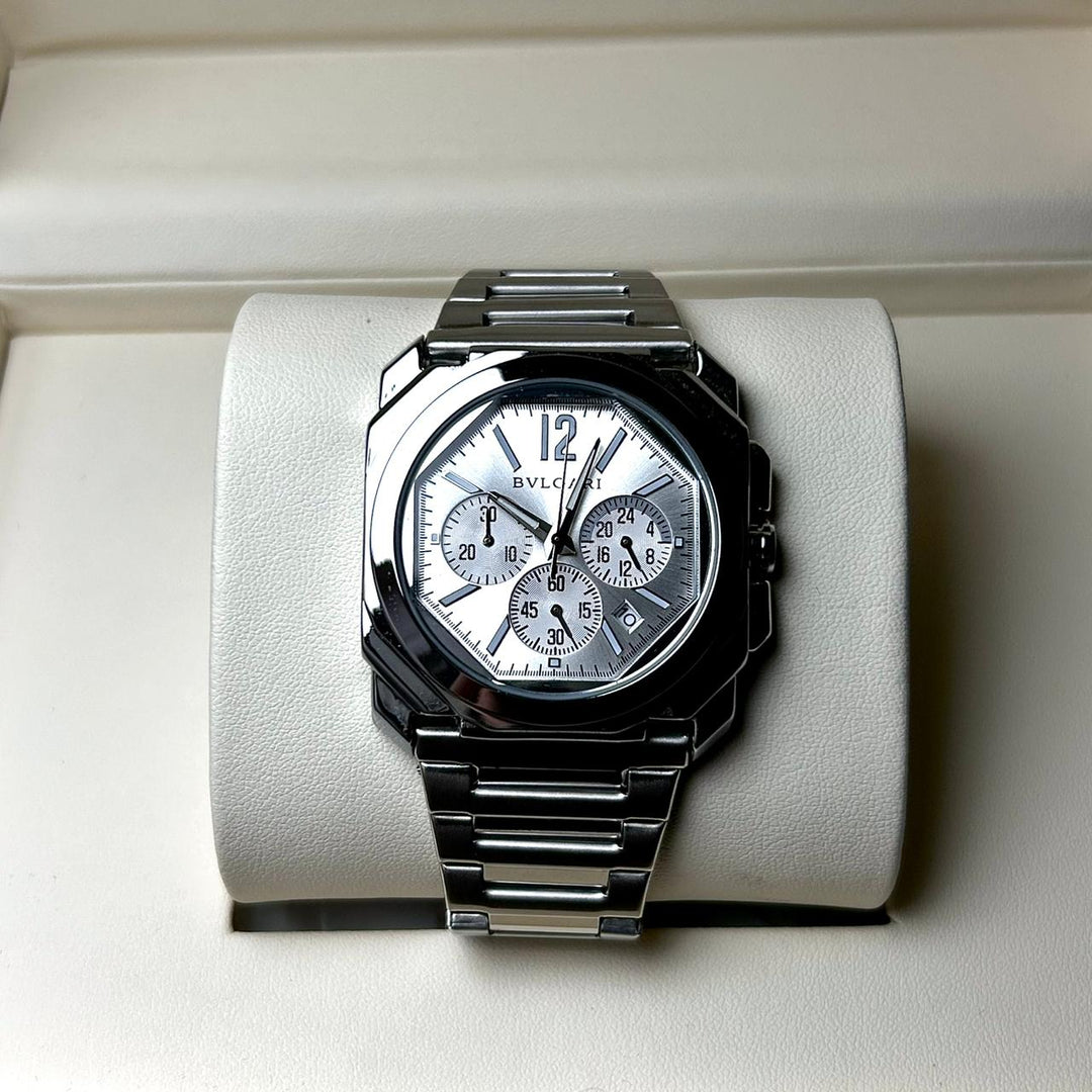 Bvlgari Octo Chronograph - Silver - Giiz store