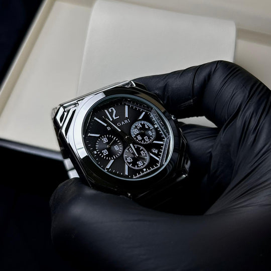 Bvlgari Octo Chronograph - Silver Black - Giiz store