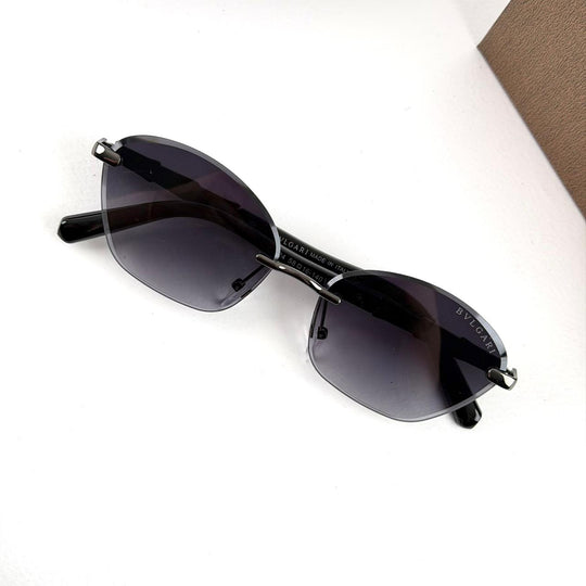 Bvlgari Rimless Gunmetal – Grey Gradient - Giiz store