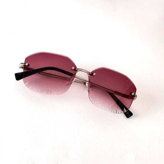 Bvlgari Rimless Square – Berry Pink Gradient - Giiz store