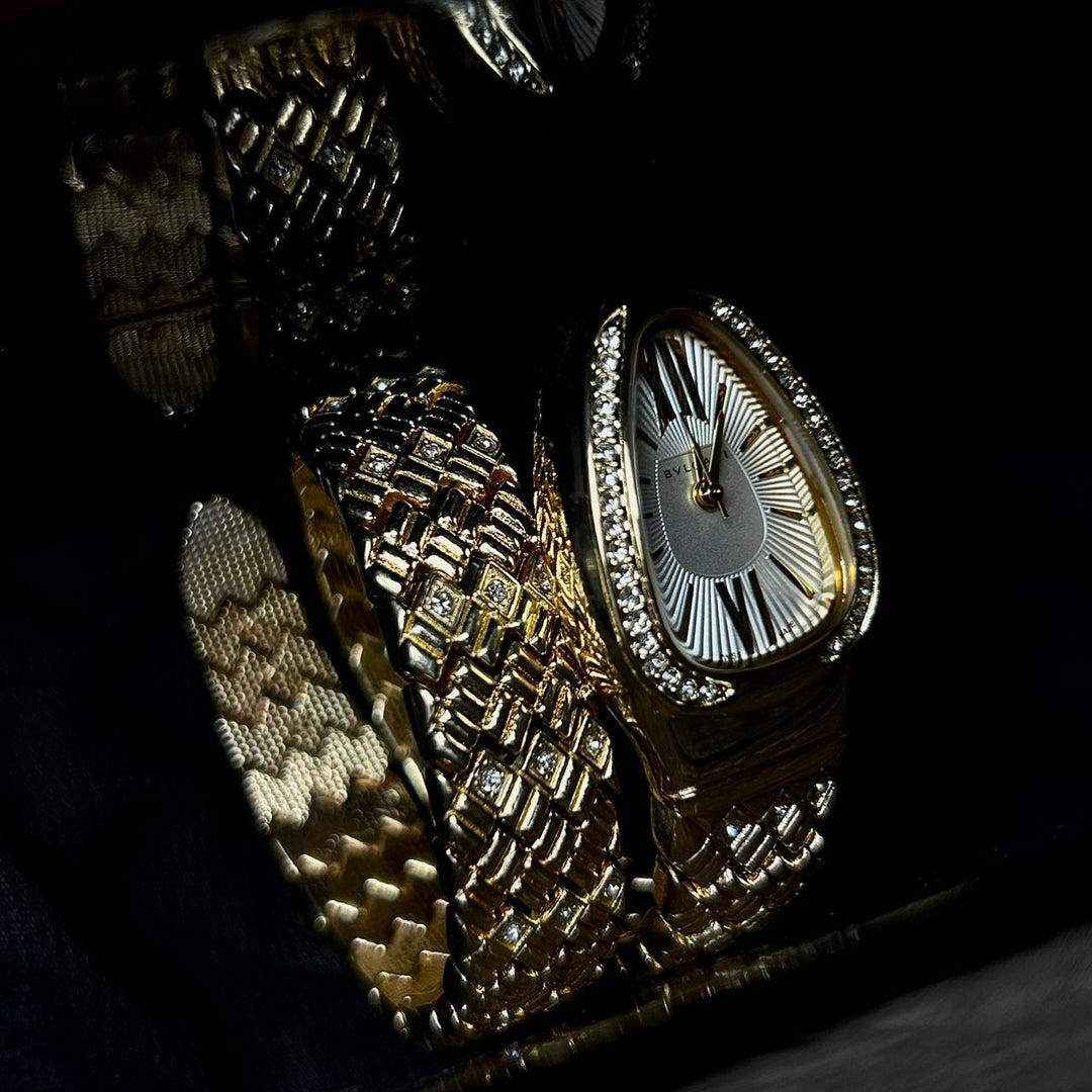 Bvlgari Serpenti Spiga - Golden White - Giiz store