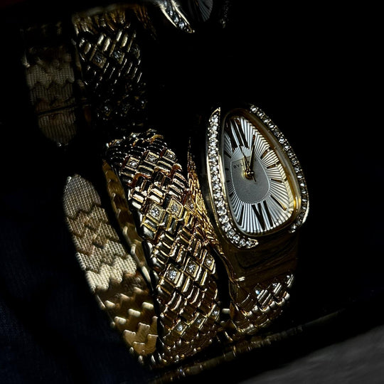 Bvlgari Serpenti Spiga - Golden White - Giiz store