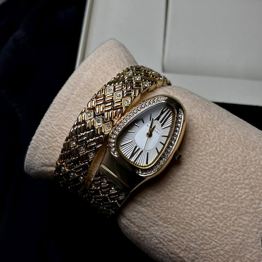 Bvlgari Serpenti Spiga - Golden White - Giiz store