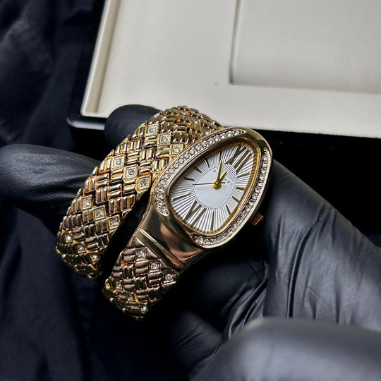 Bvlgari Serpenti Spiga - Golden White - Giiz store