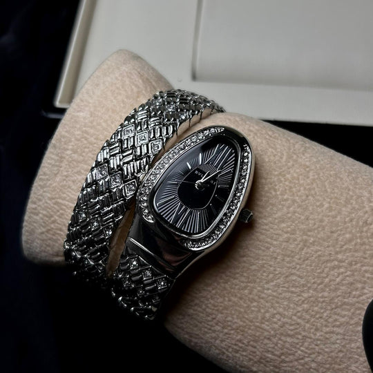 Bvlgari Serpenti Spiga - Silver Black - Giiz store