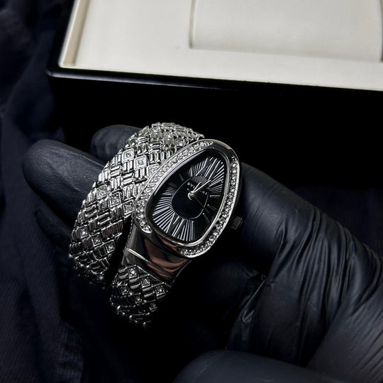 Bvlgari Serpenti Spiga - Silver Black - Giiz store