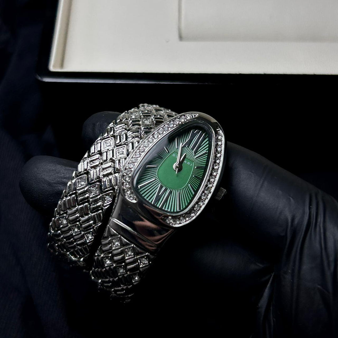 Bvlgari Serpenti Spiga - Silver Green - Giiz store