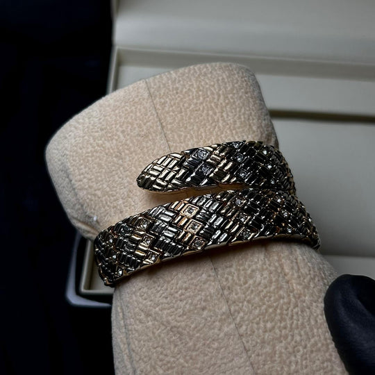 Bvlgari Serpenti Spiga - Two Tone White - Giiz store