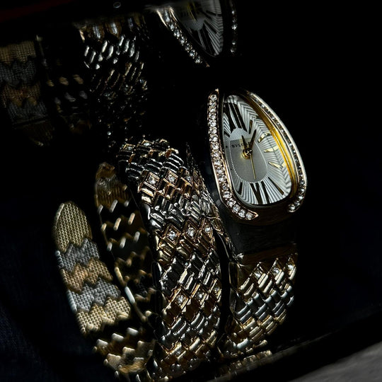 Bvlgari Serpenti Spiga - Two Tone White - Giiz store