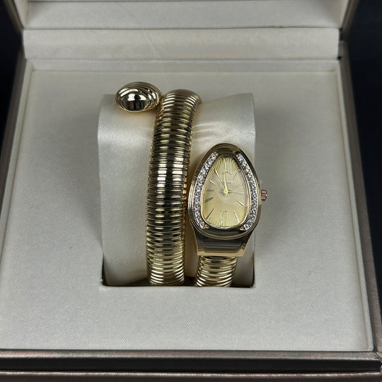 Bvlgari Serpenti Tubogas Large Metal - Full Gold - Giiz store