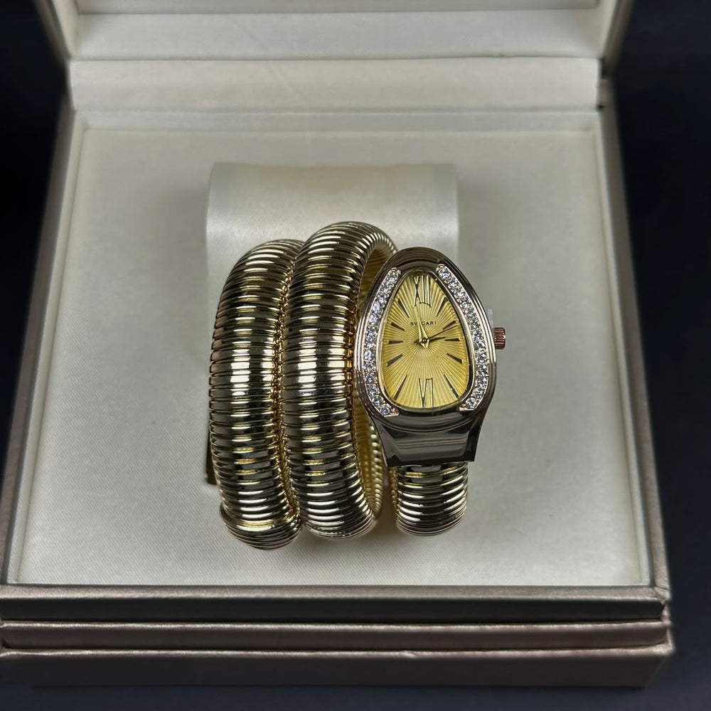 Bvlgari Serpenti Tubogas Large Metal - Full Gold - Giiz store