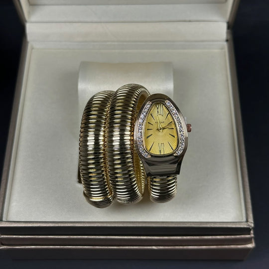 Bvlgari Serpenti Tubogas Large Metal - Full Gold - Giiz store