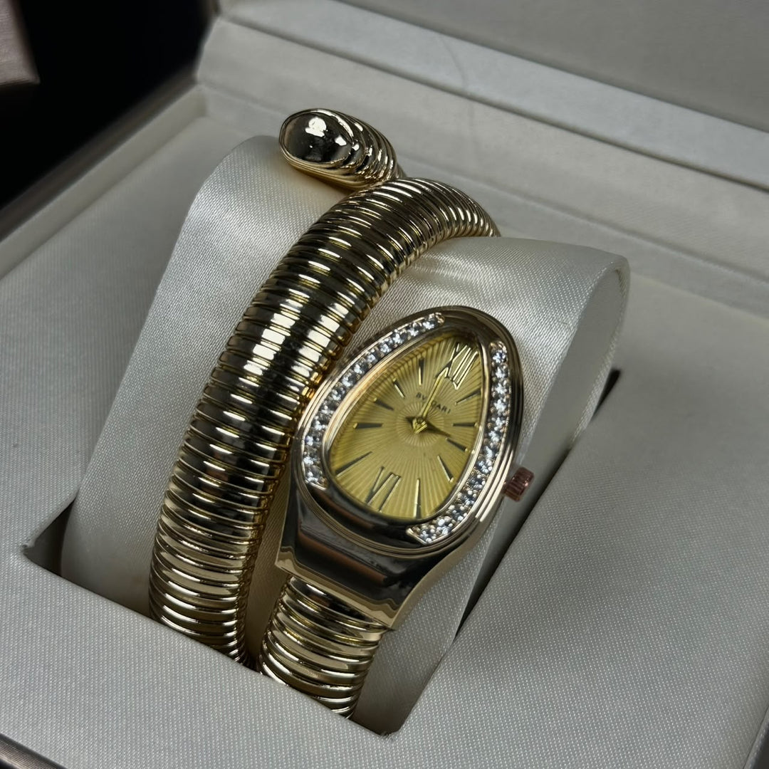 Bvlgari Serpenti Tubogas Large Metal - Full Gold - Giiz store