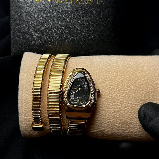 Bvlgari Serpenti Tubogas Metal - Golden Black - Giiz store