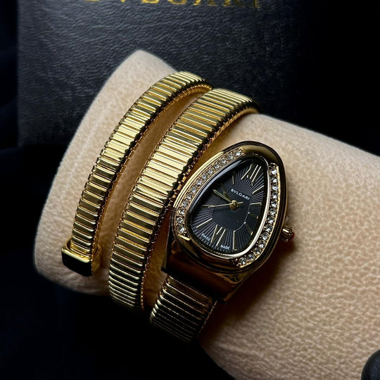 Bvlgari Serpenti Tubogas Metal - Golden Black - Giiz store