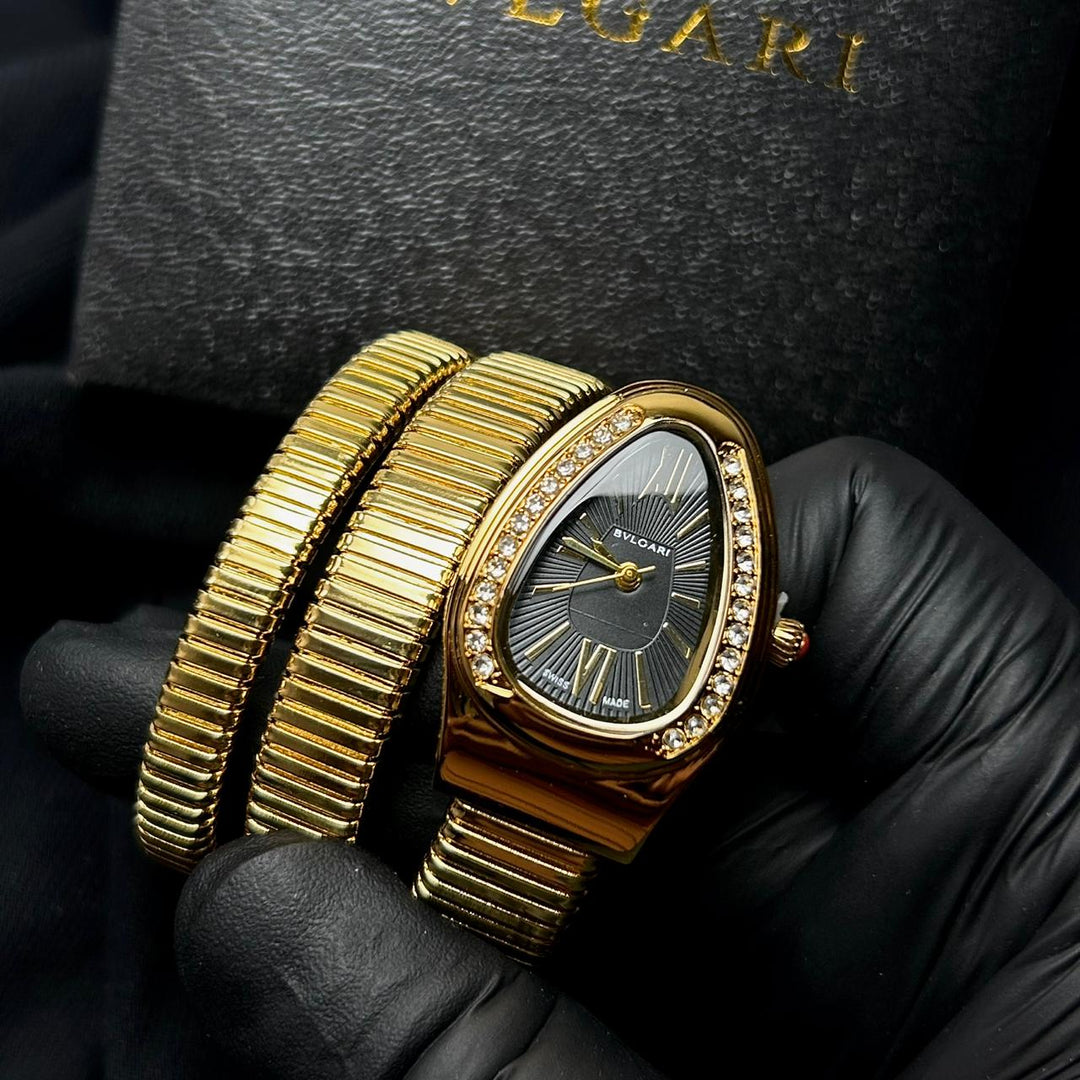 Bvlgari Serpenti Tubogas Metal - Golden Black - Giiz store