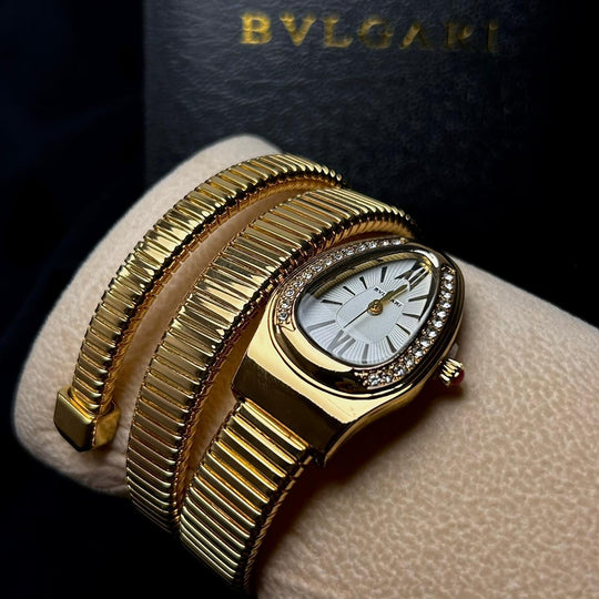 Bvlgari Serpenti Tubogas Metal - Golden White - Giiz store