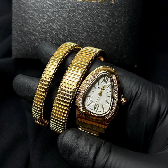 Bvlgari Serpenti Tubogas Metal - Golden White - Giiz store