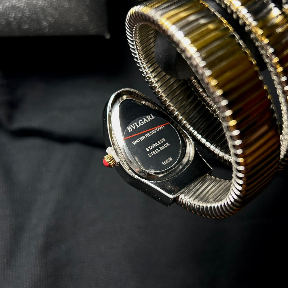 Bvlgari Serpenti Tubogas Metal - Two Tone Golden Black - Giiz store