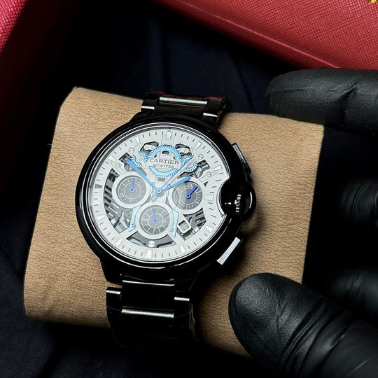 Carier Ballon Bleu Skeleton Style – Black White - Giiz store